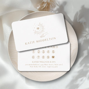Moon Eye Yoga Reiki Wellness Salon 10 Loyalty Card