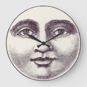 Moon Face Clock