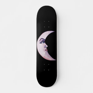 Moon face MoonChild Art Moon Child                 Skateboard