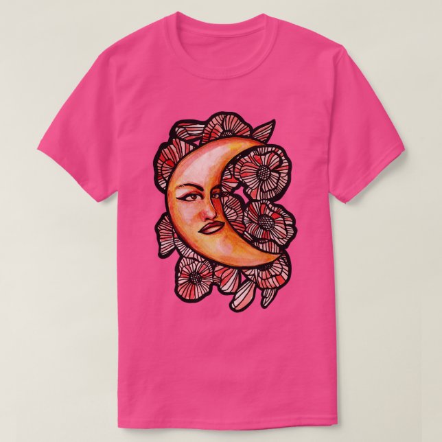 Moon Face T-Shirt (Design Front)