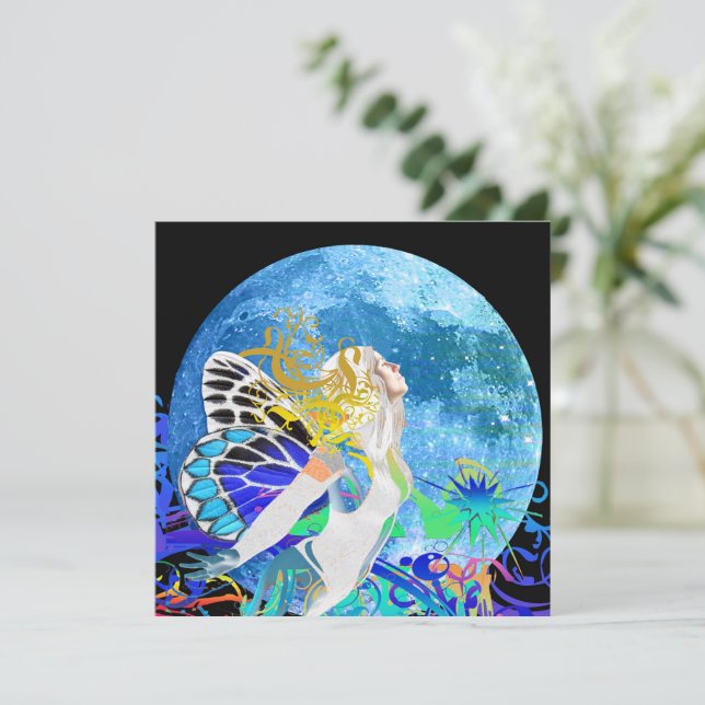 Moon Fairy  Card (Standing Front)