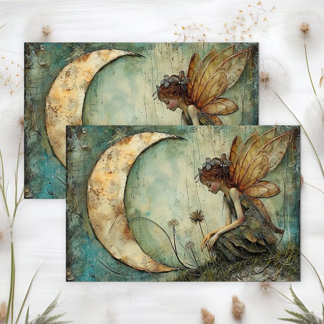 MOON FAIRY DECOUPAGE TISSUE PAPER (MOON FAIRY DECOUPAGE TISSUE PAPER)