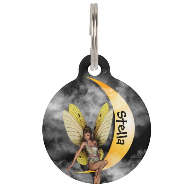 Moon Fairy Pet Tag (Front)