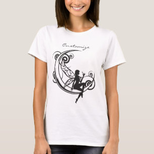 Moon Fairy Silhouette Thunder_Cove T-Shirt
