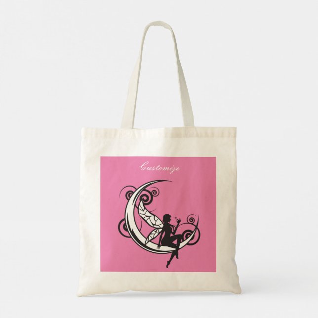 Moon Fairy Sitting Thunder_Cove Tote Bag (Back)