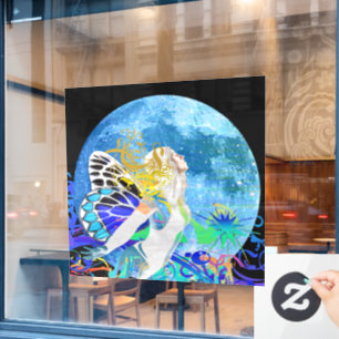 Moon Fairy Window Cling