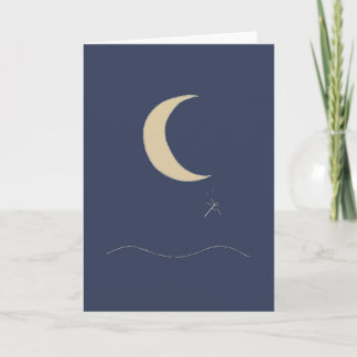 Moon Fall - Funny Moon Card