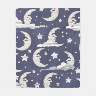 Moon Fleece Blanket
