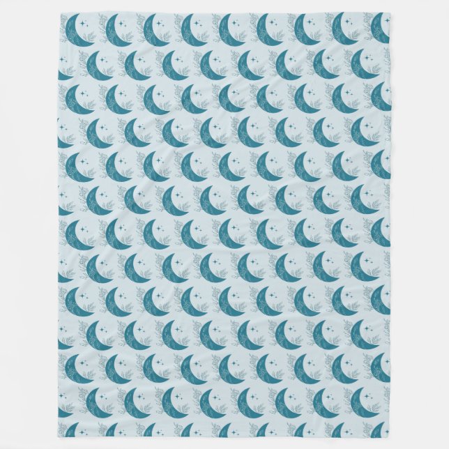 Moon Fleece Blanket (Front)
