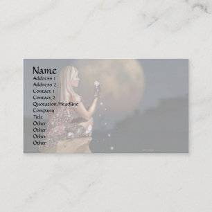 Moon Flower Business Card