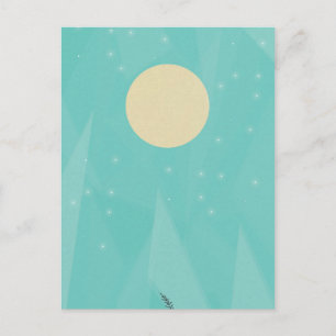 Moon Flower Postcard