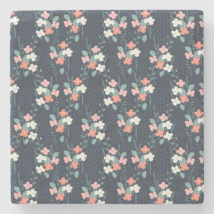 Moon Flower Stone Coaster