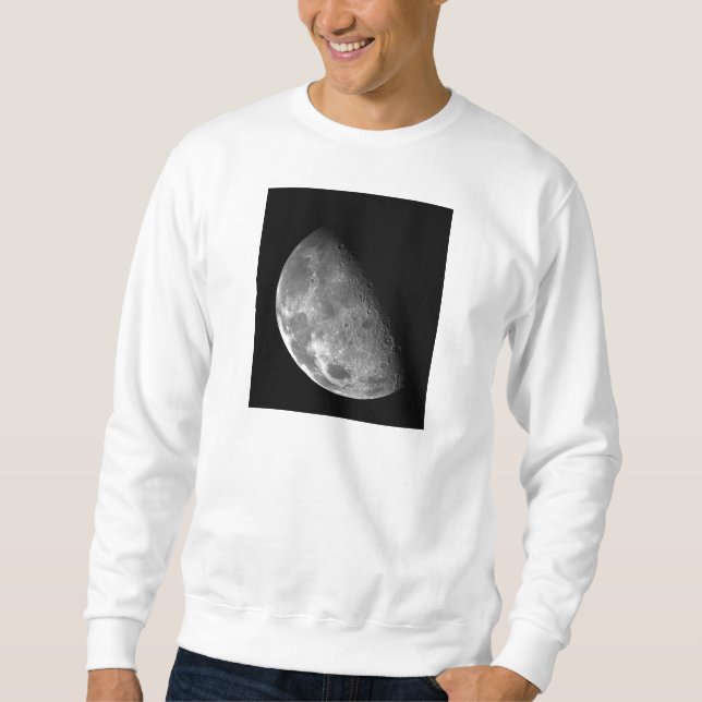 Moon from Galileo Planetary Space Mission Sweatshirt (Front)