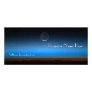 Moon From Space 2012 Calendar Business Rack Card