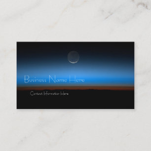Moon From Space Business Cards