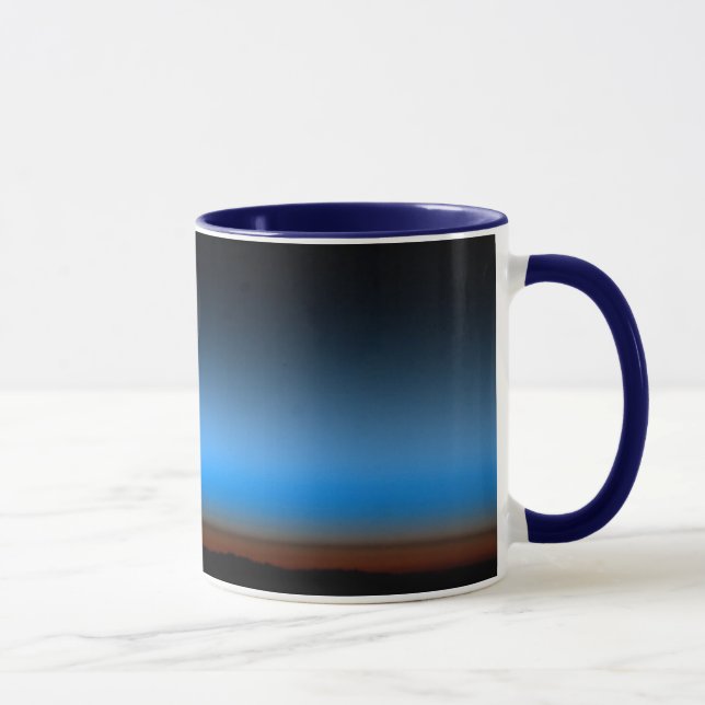 Moon From Space Ceramic Mug (Right)