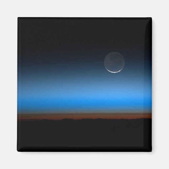 Moon From Space Magnet (Front)