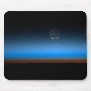Moon From Space Mouse Pad