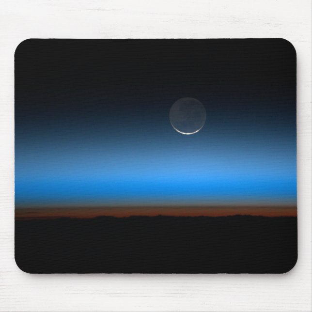 Moon From Space Mouse Pad (Front)