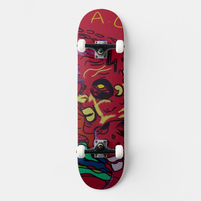 Moon Galaxy Skateboard (Front)
