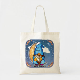 Moon gnome tote bag