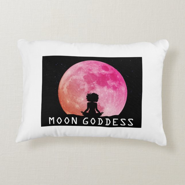 Moon Goddess Accent Pillow (Back)