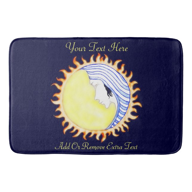 Moon Goddess Bath Mat (Front)