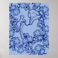 Moon Goddess Cat Witch Blues 