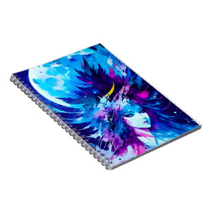 Moon Goddess Japanese Fantasy  Notebook