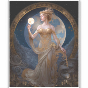 Moon Goddess Queen Fantasy Art