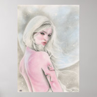 Moon Goddess Selene Poster