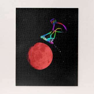 Moon Grabber - Stunt Scooter Rider Jigsaw Puzzle