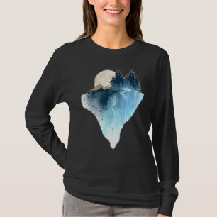 Moon Graphic Nature Moon Design Forest Moon Graphi T-Shirt