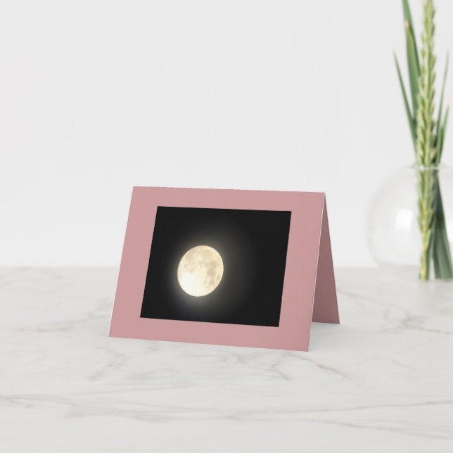 Moon Greeting Card (Front)