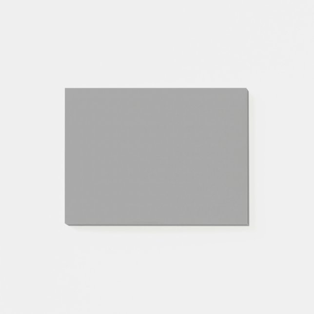 Moon Grey Solid Colour  Post-it Notes (Front)