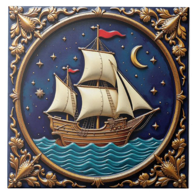 Moon Guide for the Mariners Tile (Front)