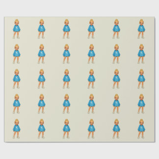 Moon Hoodie Fashion Doll Wrapping Paper