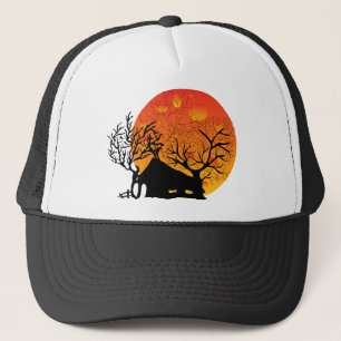 moon&house trucker hat