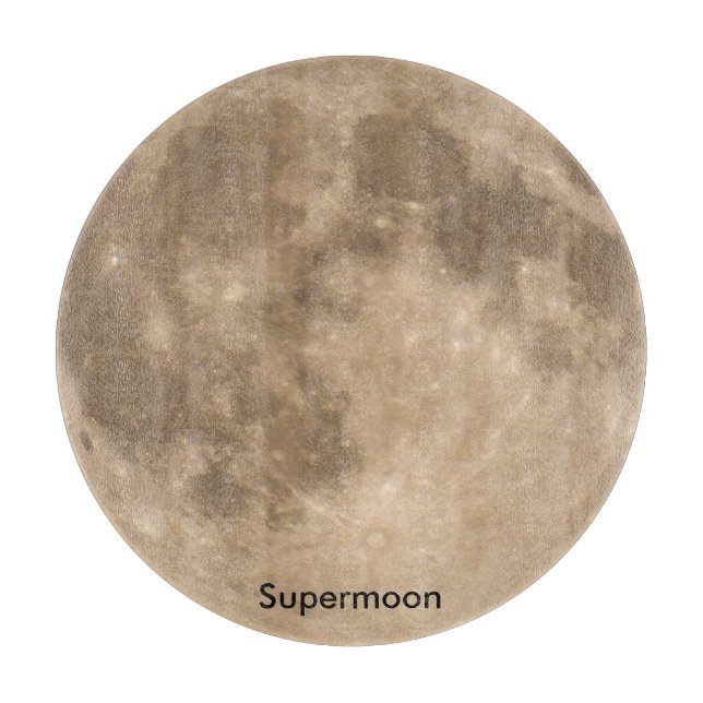 Moon Image for Decorative Glass Chopping Board (Front)