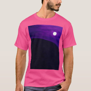 Moon In Purple Twilight By Hubertine Heijermans Ac T-Shirt