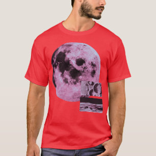 Moon In Space Science Universe Galaxy Premium T-Shirt