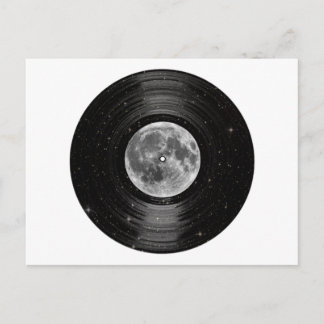 Moon In Space Vinyl LP Record Postcard