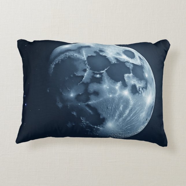 moon in the darkl Pillow (Back)