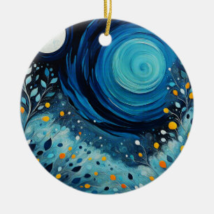 Moon In The Garden 804 Ceramic Tree Decoration