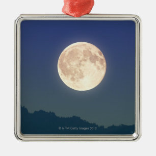 Moon in the Night Sky Metal Tree Decoration