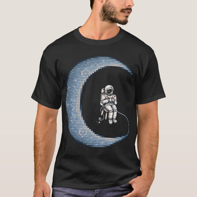 Moon is knit T-Shirt (Front)