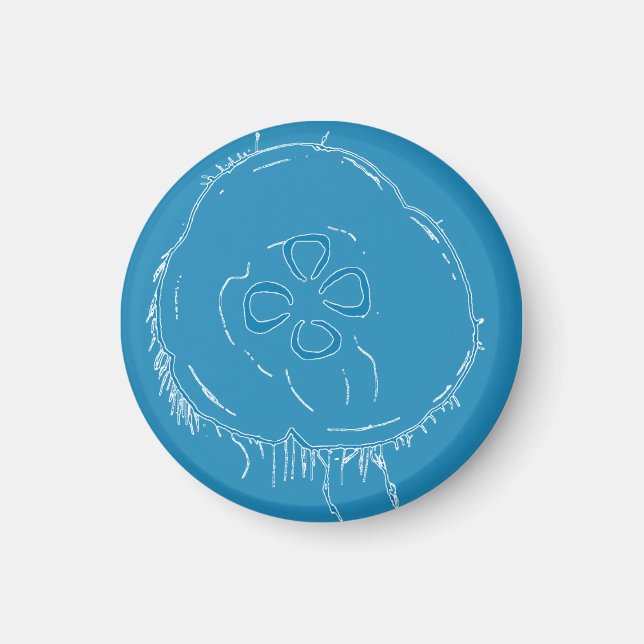 Moon Jellyfish  Magnet (Front)