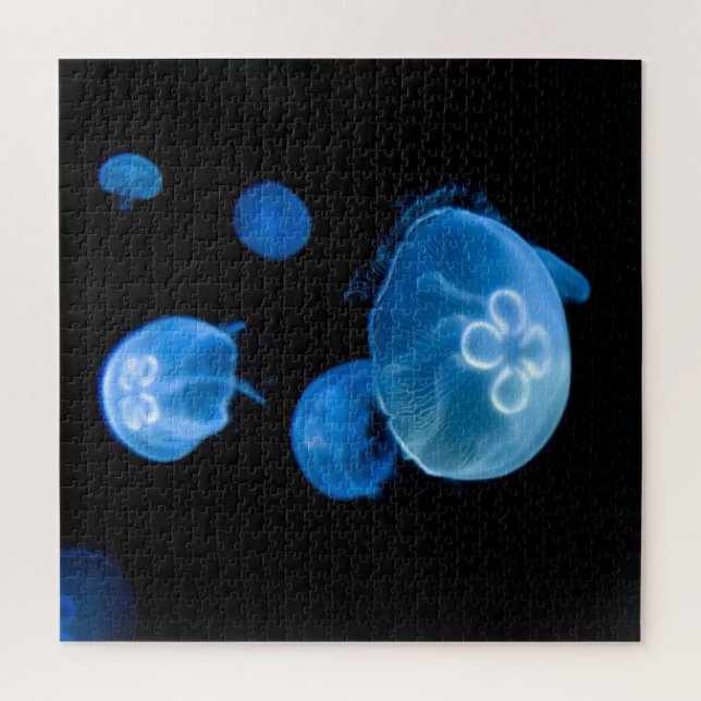 Moon jellyfish no 4 jigsaw puzzle (Vertical)