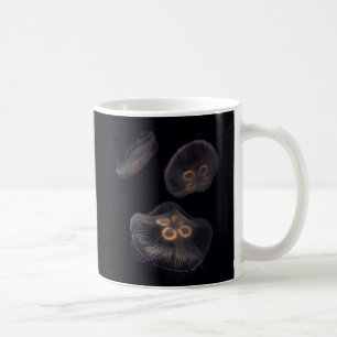 Moon Jellyfish Swimming Coffee Mug