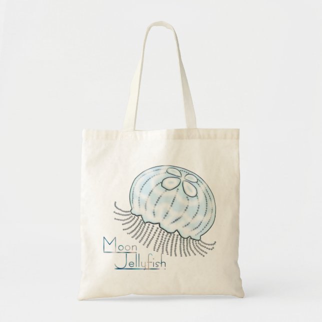 Moon jellyfish tote bag (Front)